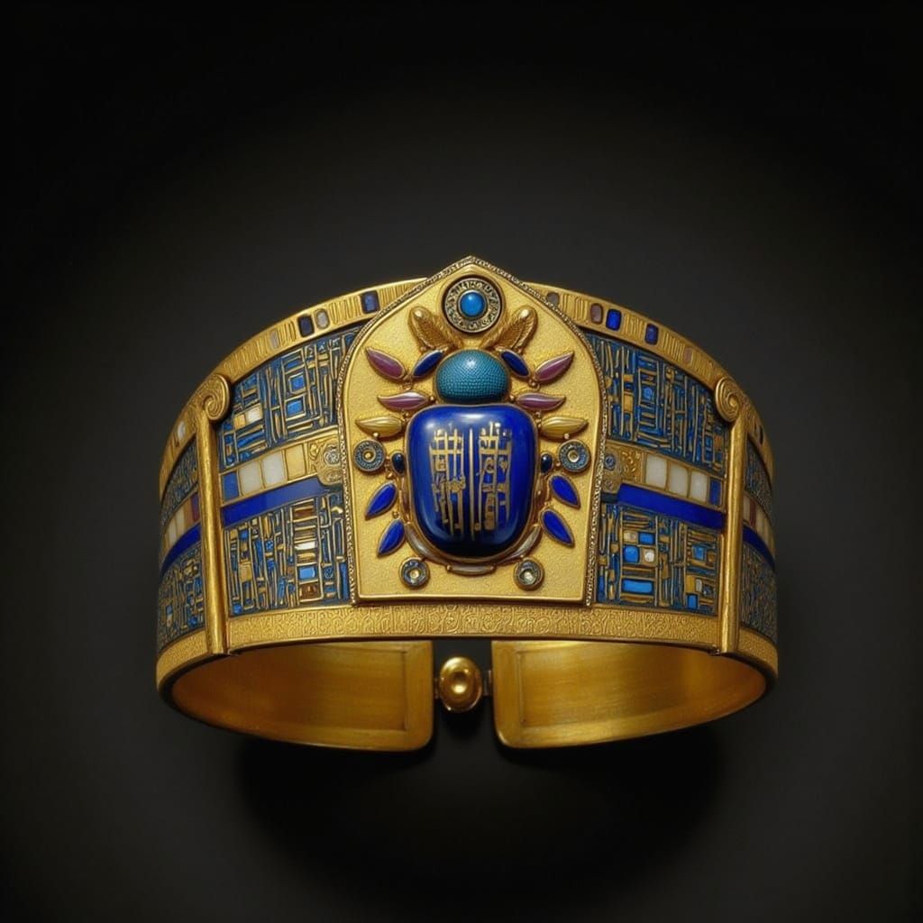 The scarab bracelet of Tutankhamun