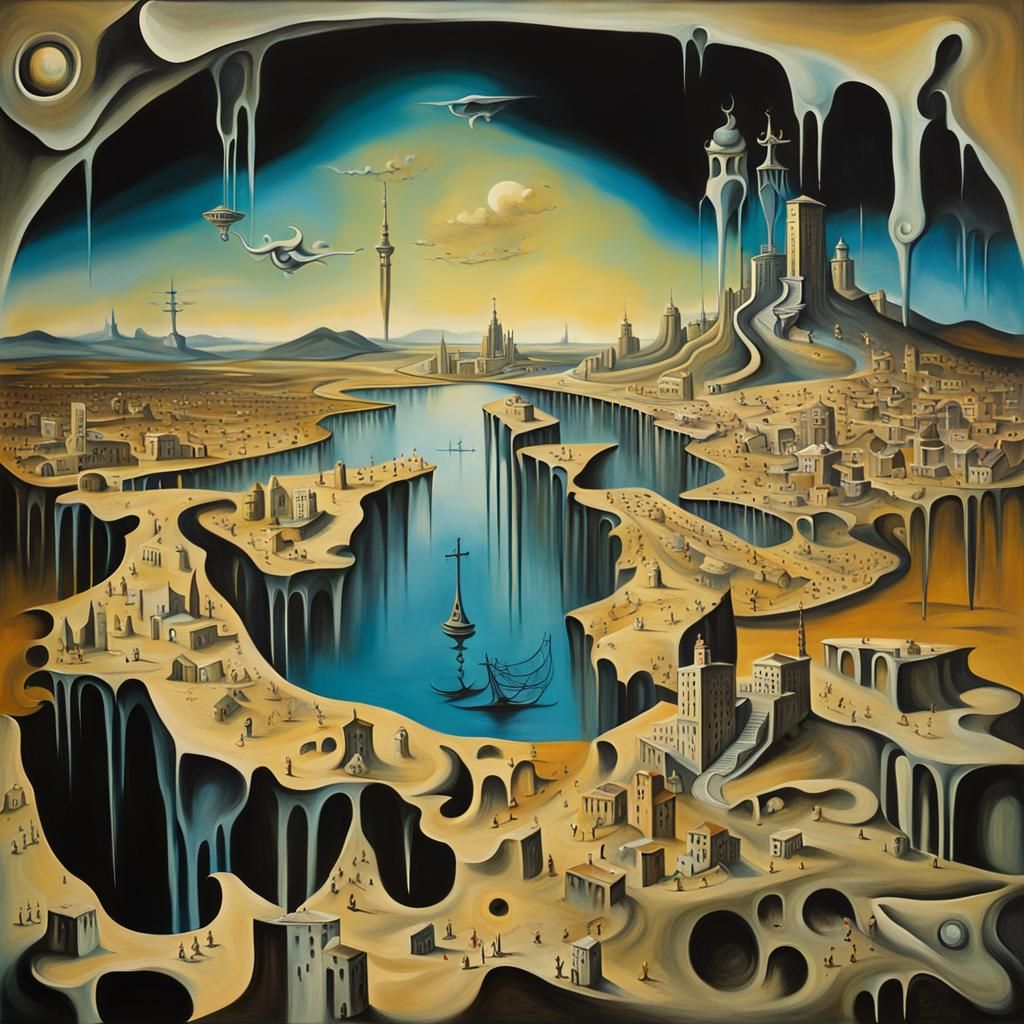 City of Blasphemous Horror in Surrealist Style