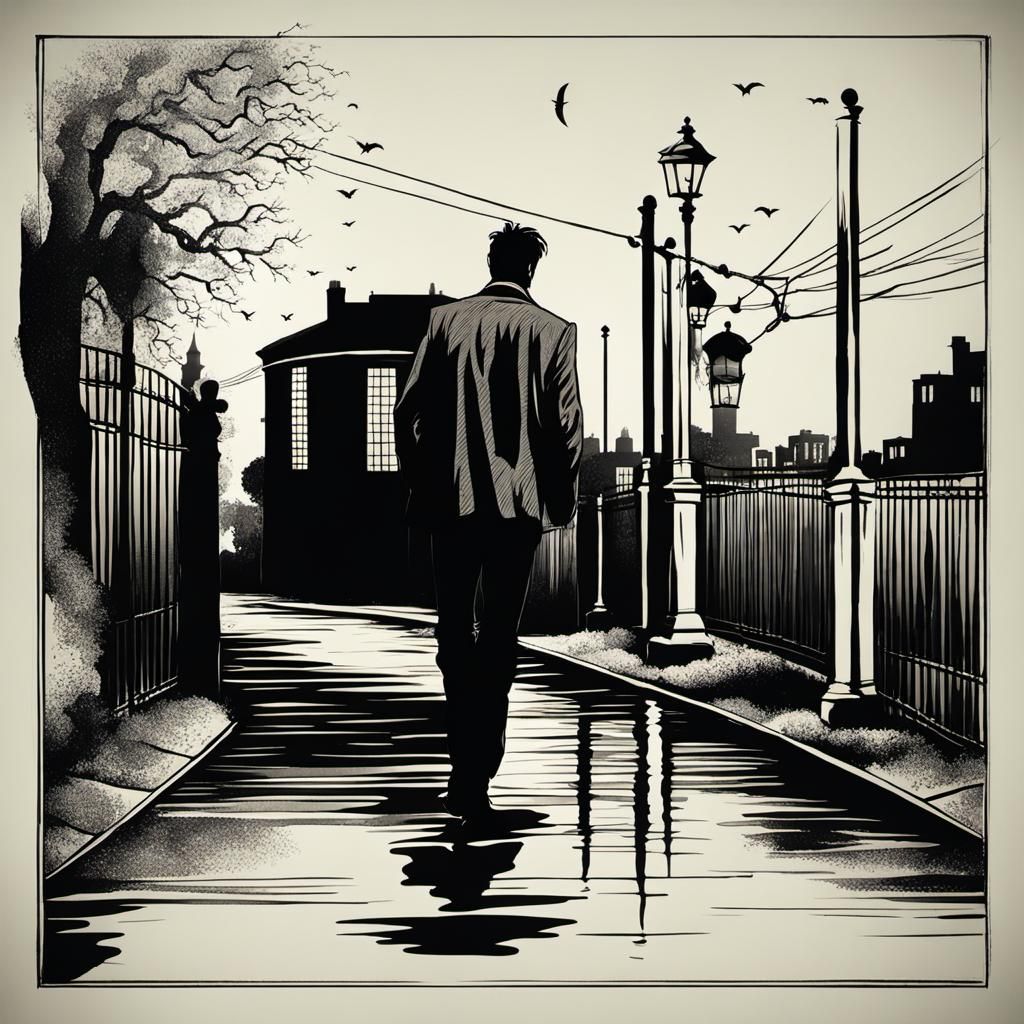 Dark City Street: A Film Noir Nightmare