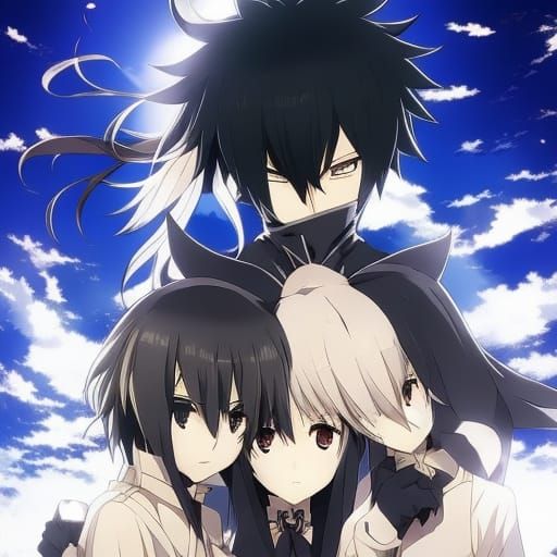 Distressed Figure in Anime Key Visual Style