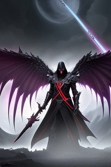 Anime Grim Reaper Digital Illustration in 16k