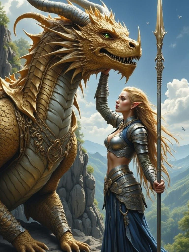 Laurana, the Golden General from Dragonlance