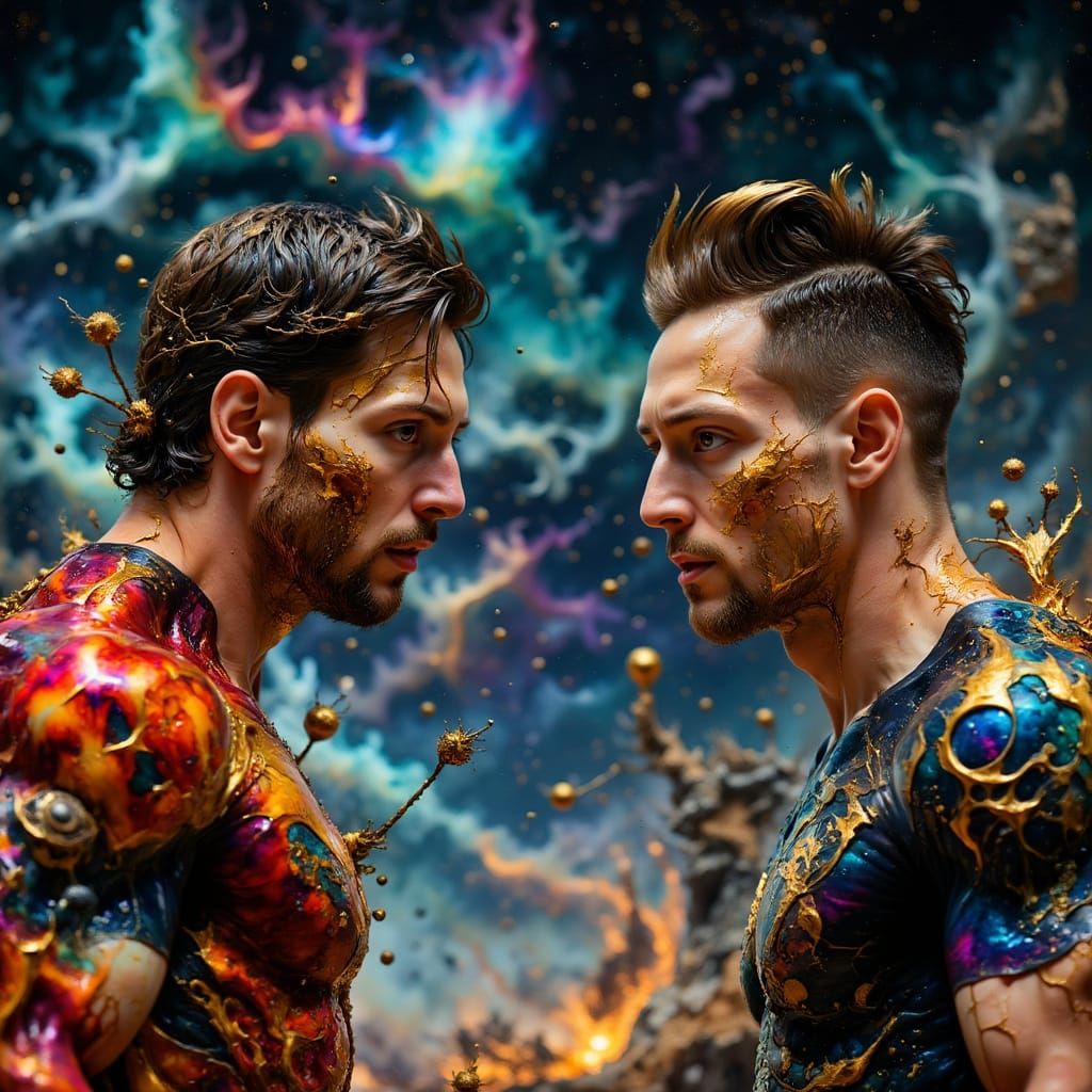 Surreal Boxing Clash of Messi and Ronaldo in Hyperrealistic ...