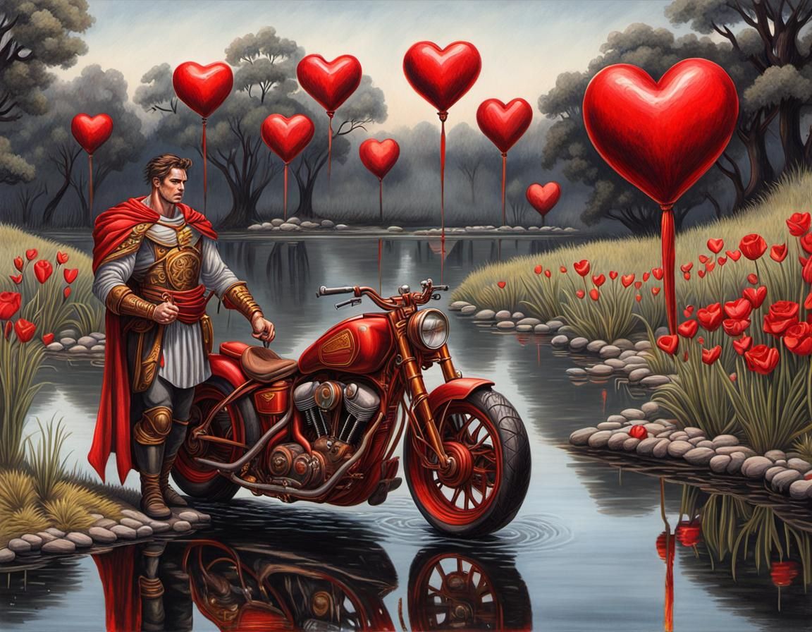 Narcissus with a Bike