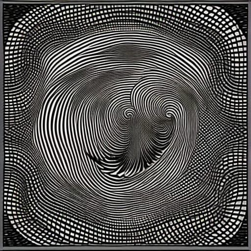 Winged Centaur Flying Above City, in Klimt Style