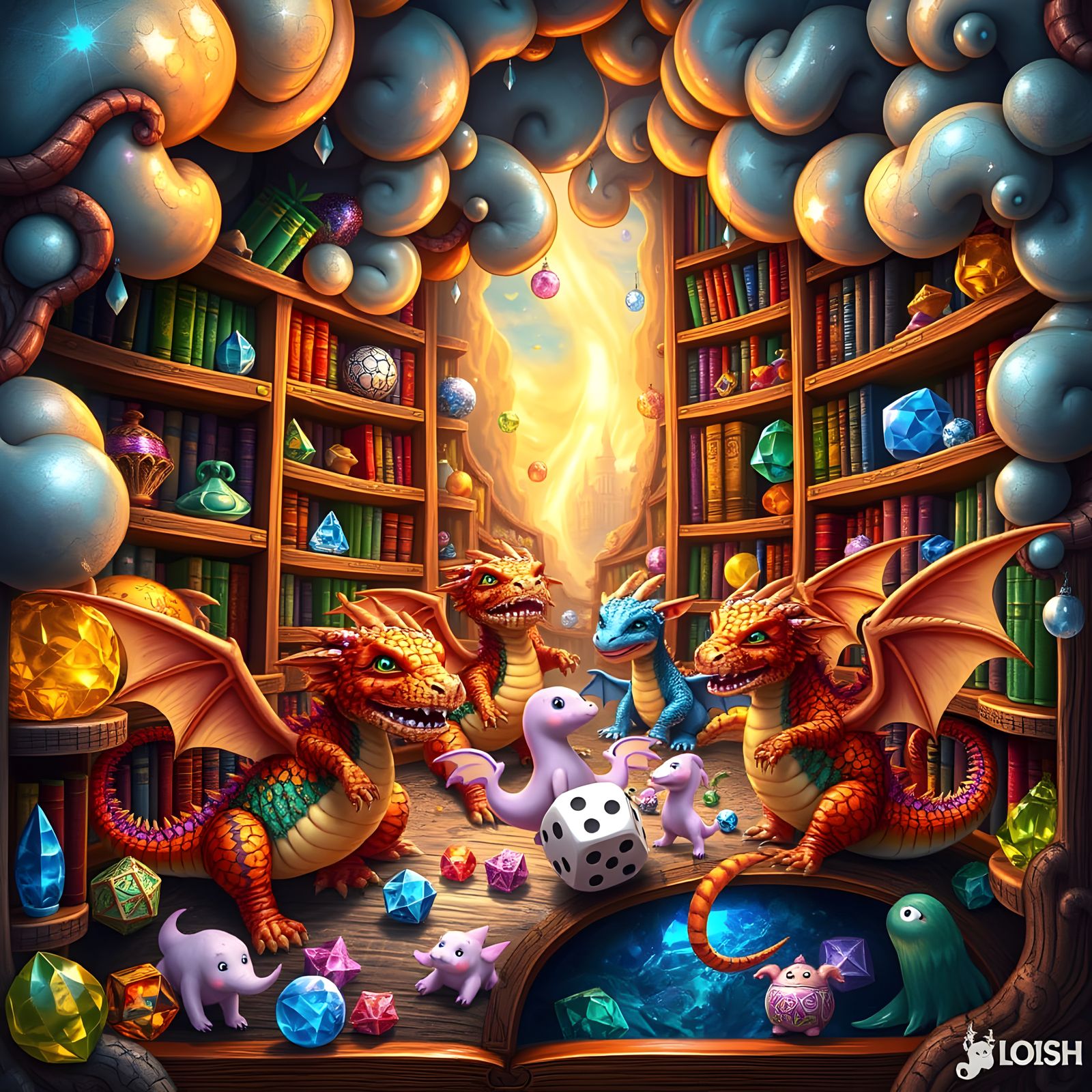 Chubby Dragons Explore a Whimsical, Glittery Realm