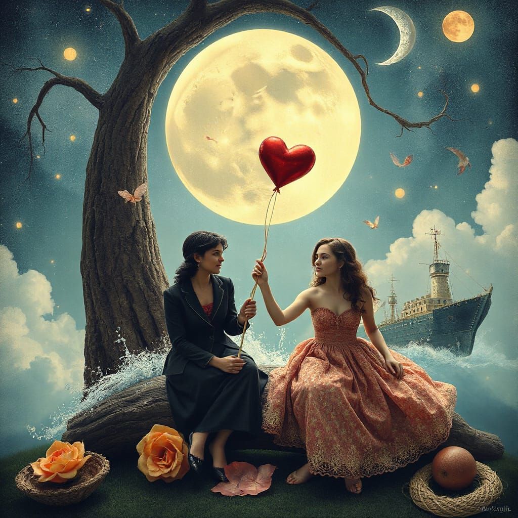 Whimsical Sea of Love Concept Art