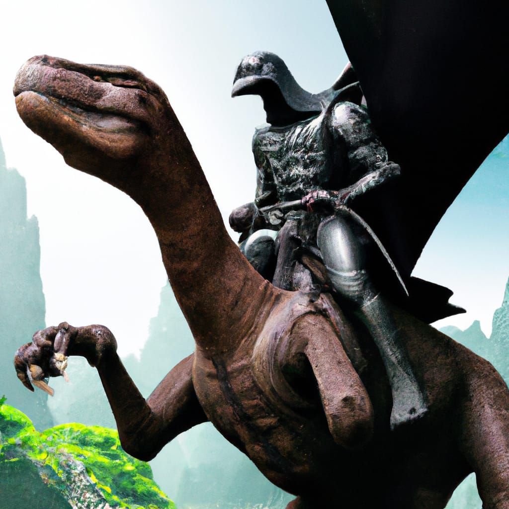 Darth Vader Rides a Dinosaur in HD
