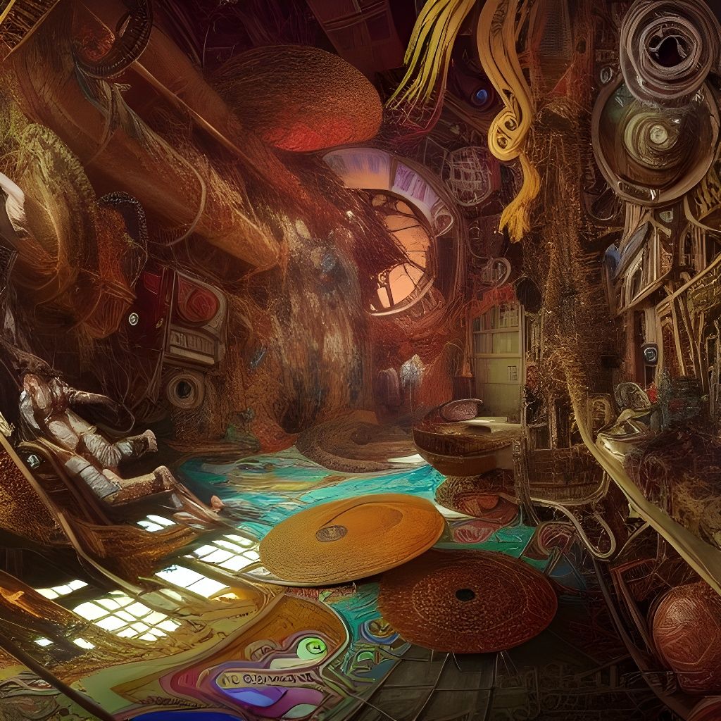 Strange Voices in an Ornate Place: Ghibli Style