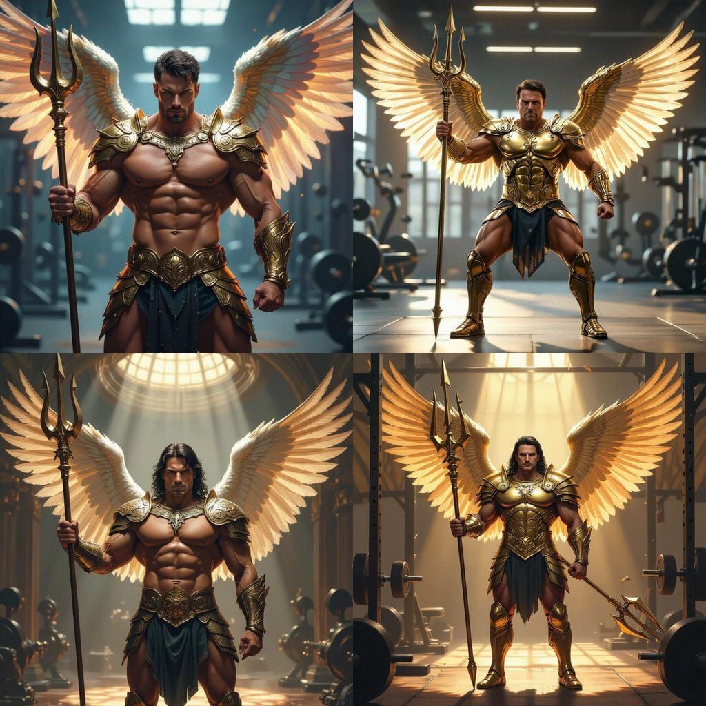 Bolsonaro Gym Workout with Pegasus Armor and Eagle Wings