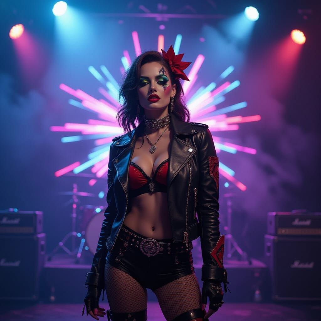 Mad Moxxi Inspired Inkpunk Character in Venue