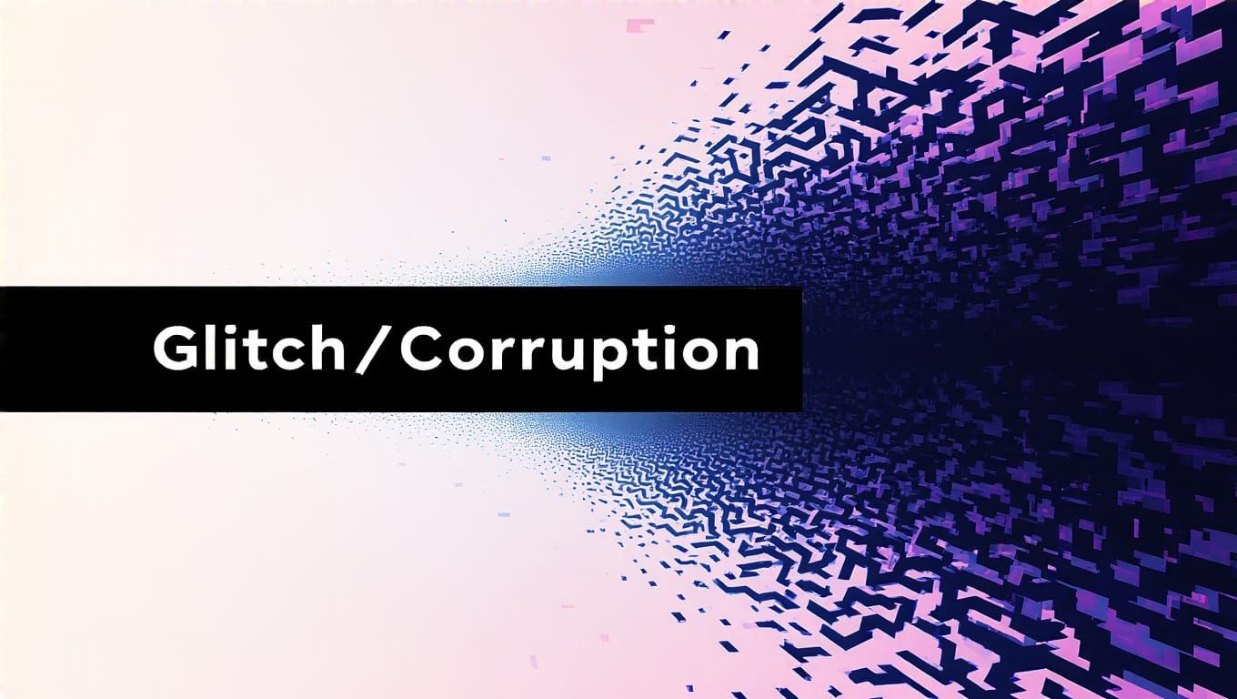 Fractured Symmetry in Glitch Art