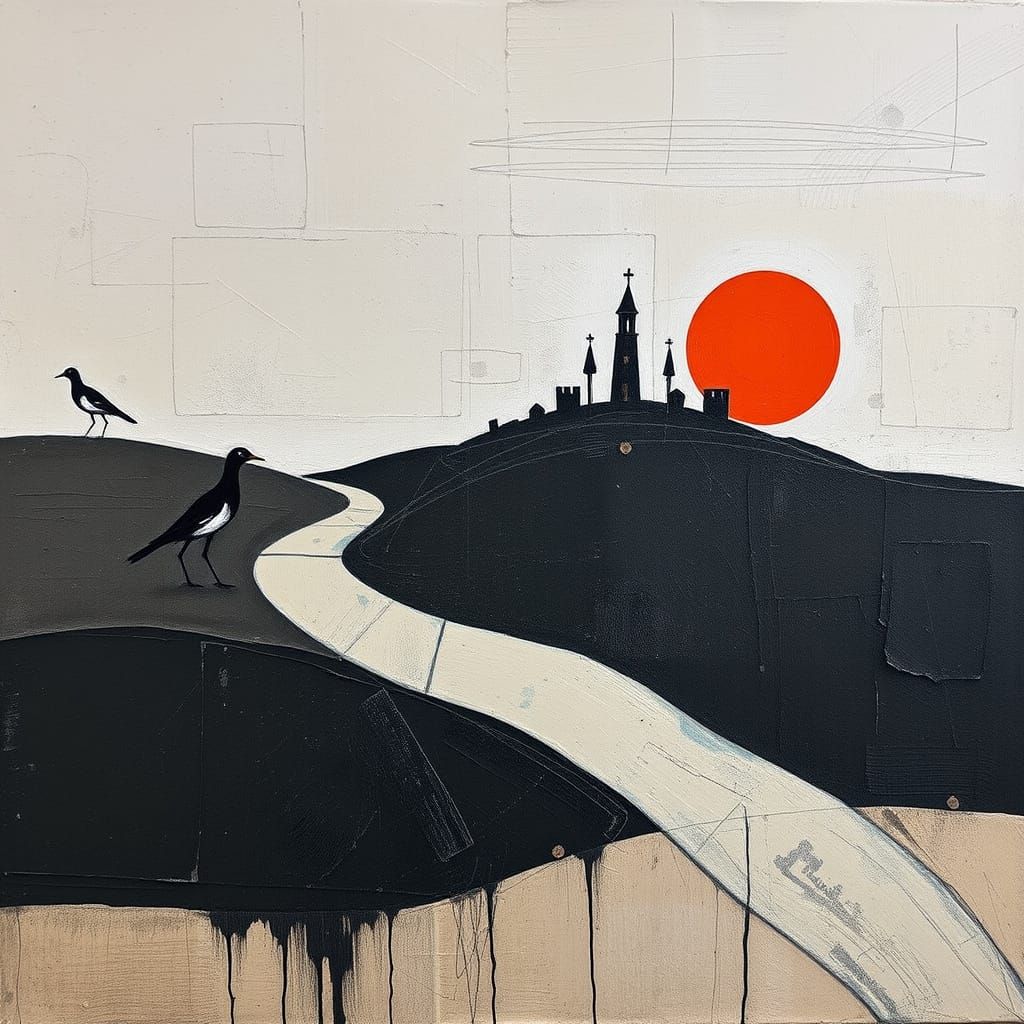 Surreal Sunrise in Vibrant Colors