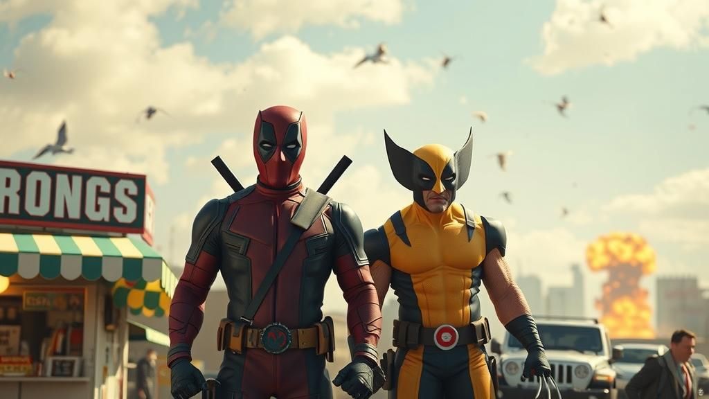 Deadpool and Wolverine Witness Atomic Explosion, Professiona...