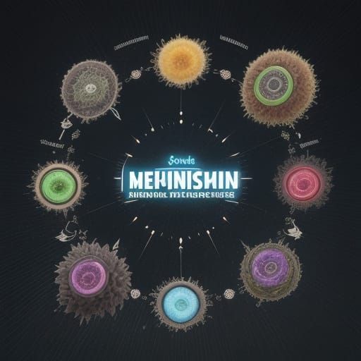 Futuristic Muscle Acid Analysis Concept Diagram