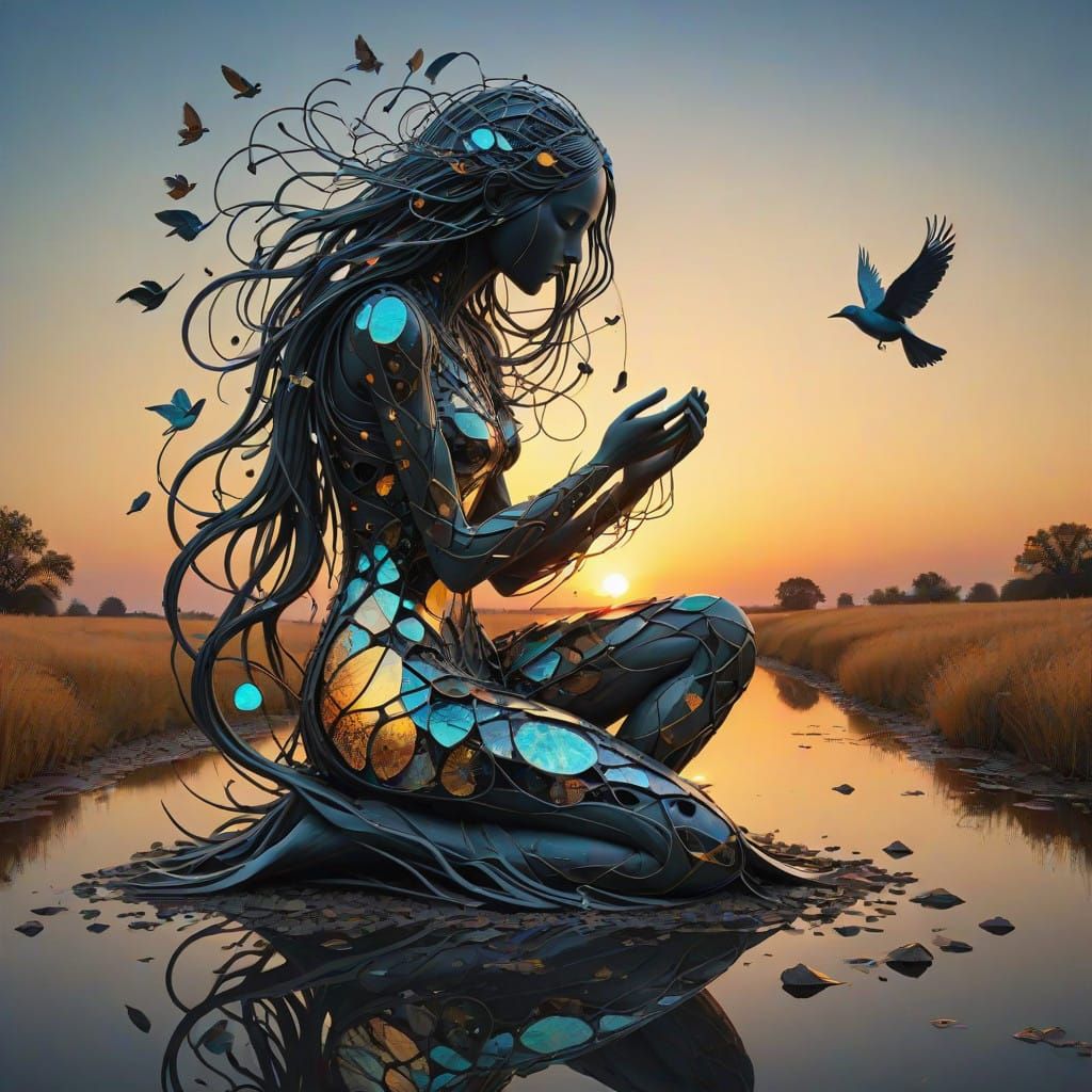 Surreal Fragmented Sculpture Explores Resilience and Authent...