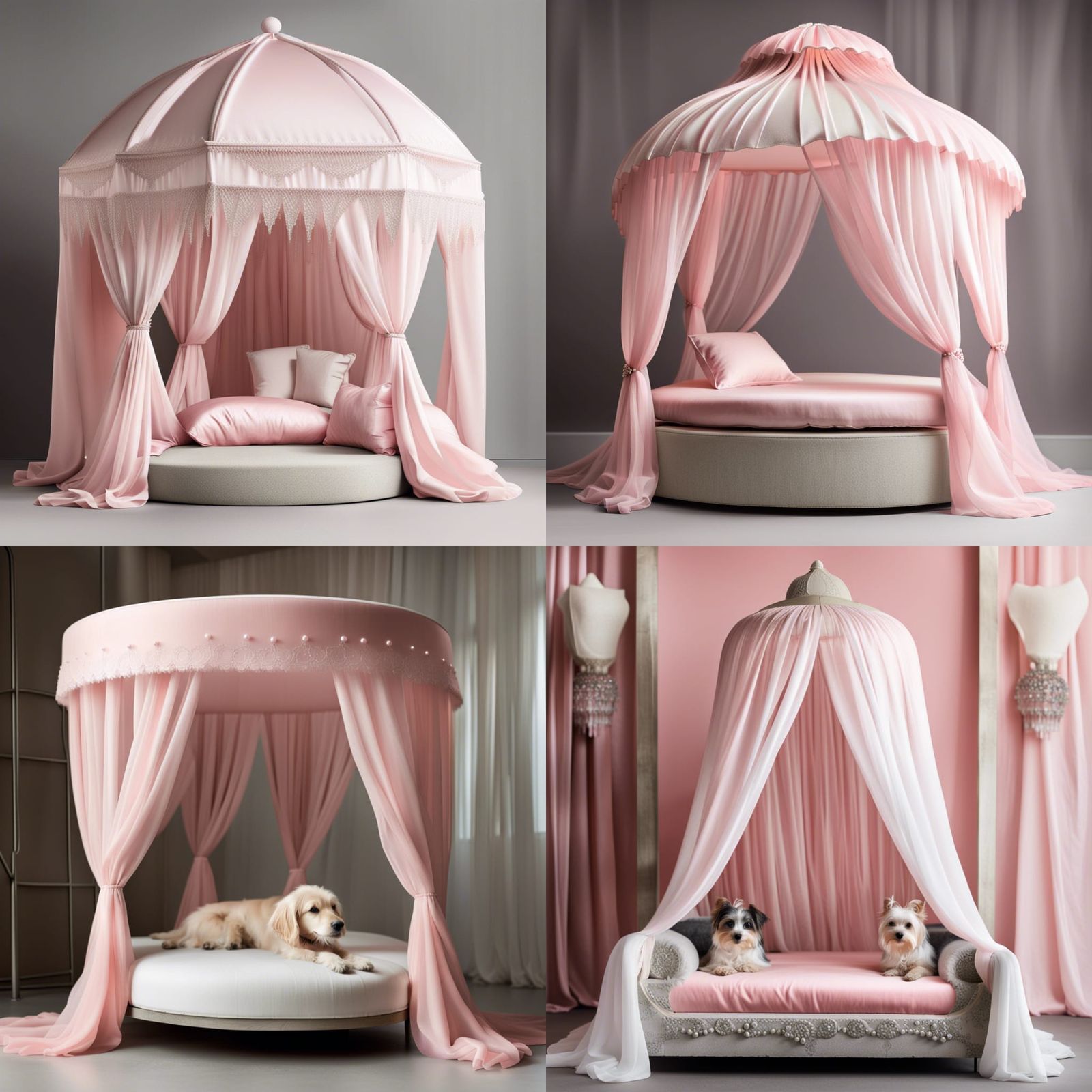 Princess pet beds