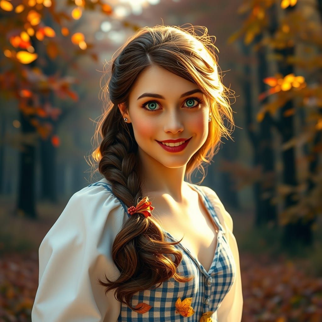 Dorothy Gale in Autumn Wonderland