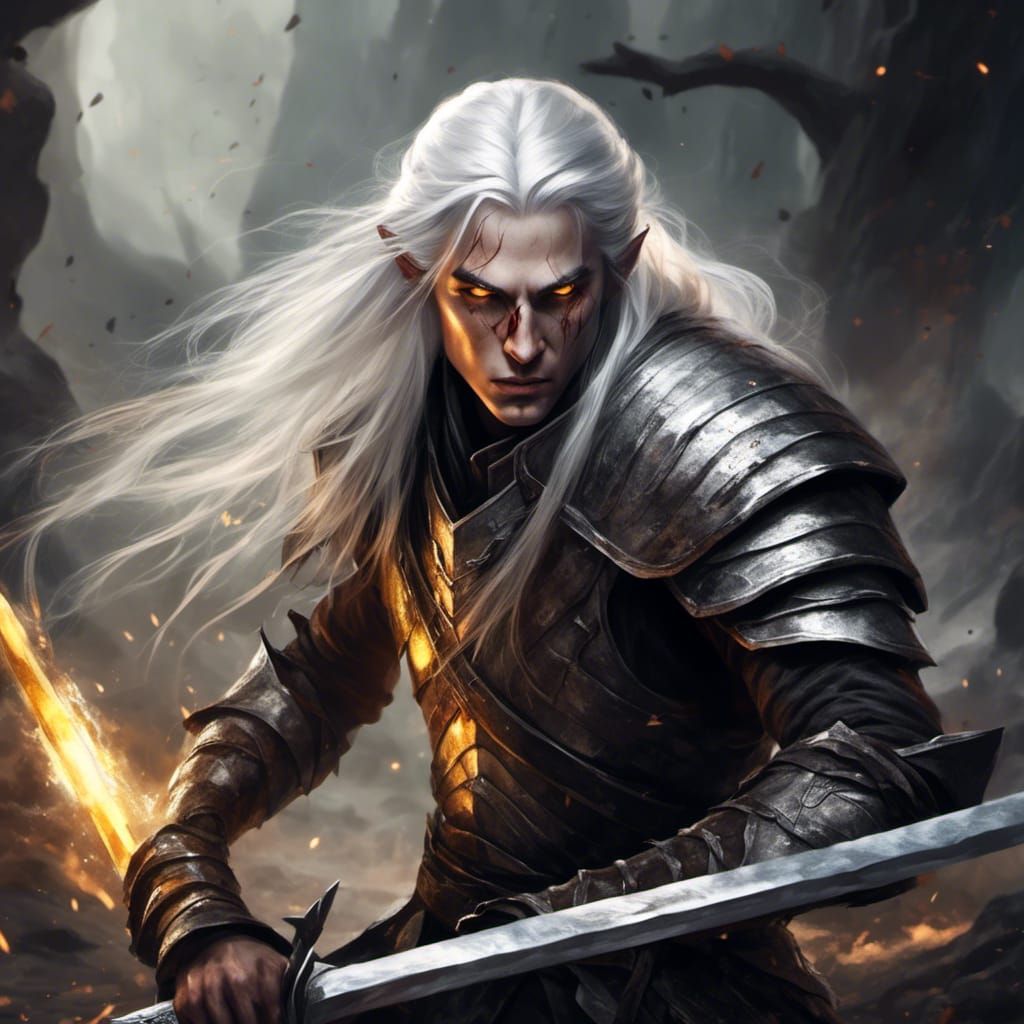 Yuan-ti Pureblood Adventurer in Combat