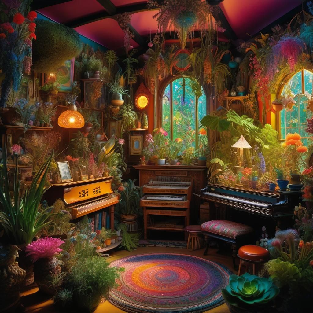 Botanical Home: A Glittery, Colourful Fantasy