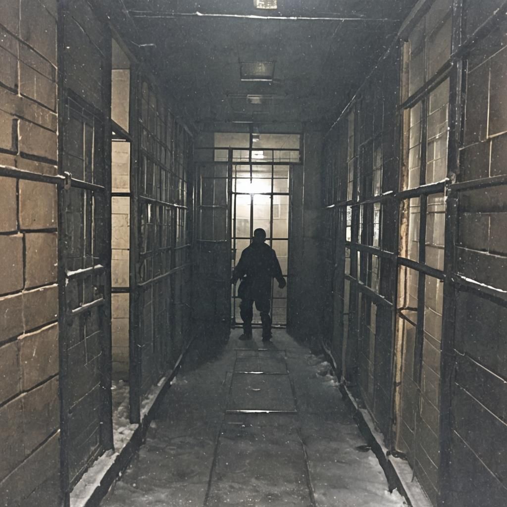 Dark Cold Prison: An AI-Generated Image