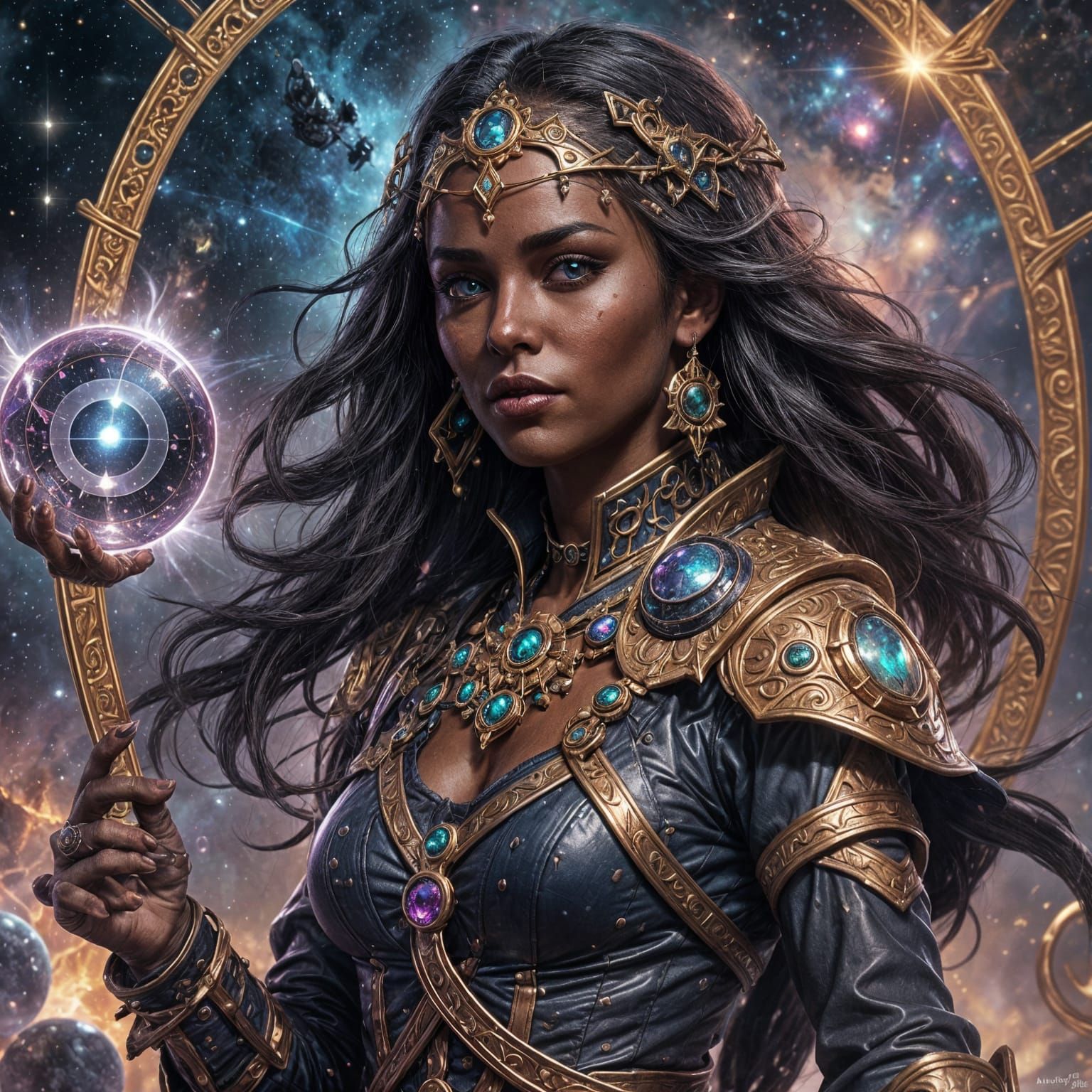 Notorious Space Pirate Stealing Nebular Gems