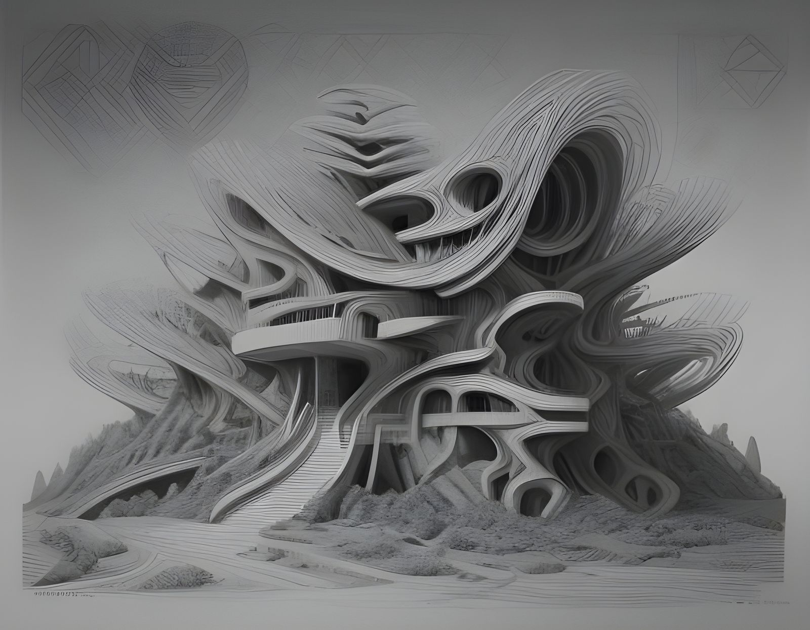 Symbiotic Harmony: The Modern Anthill, Block N°X Board X, Sk...