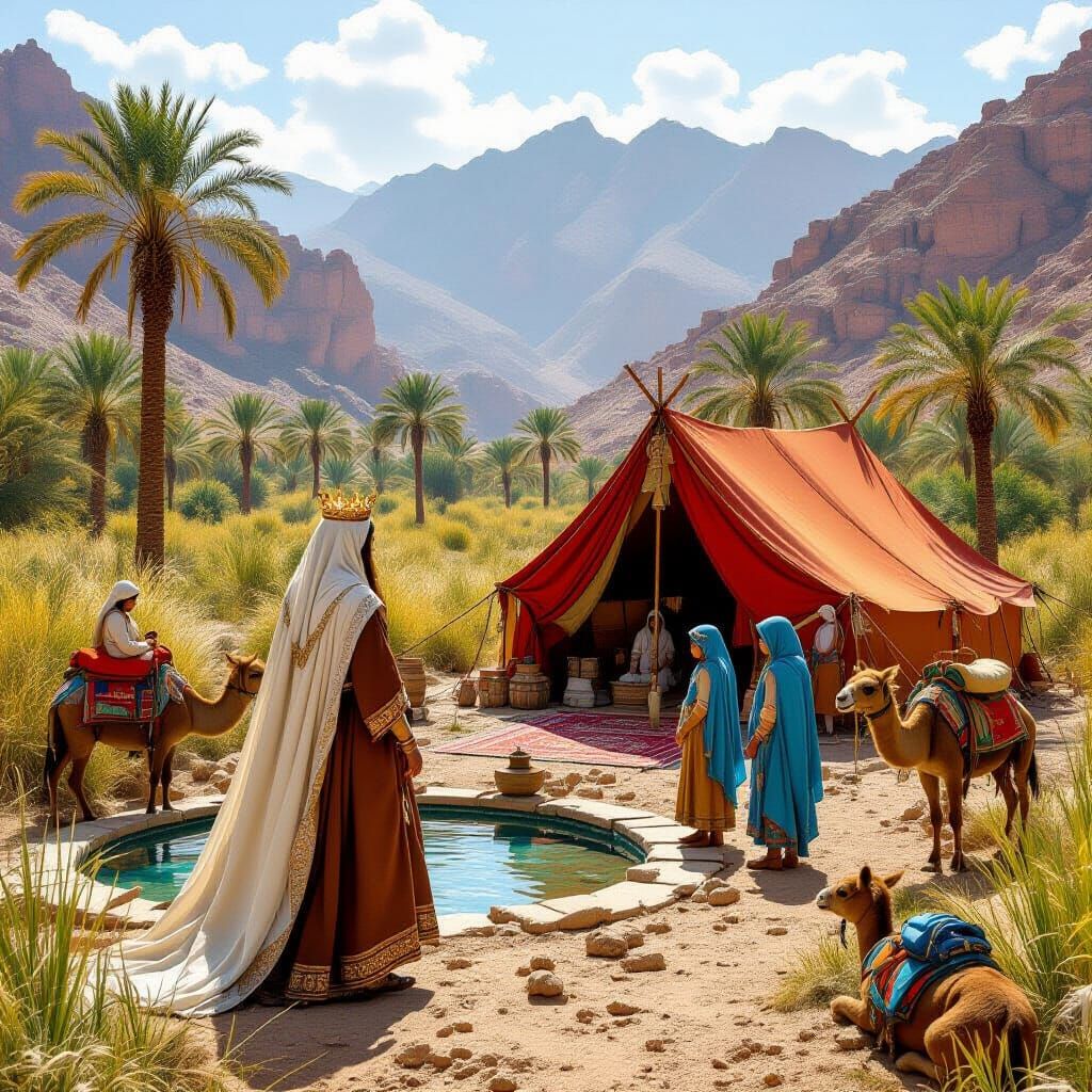 Queen's Oasis Camp in the Atlas Mountains