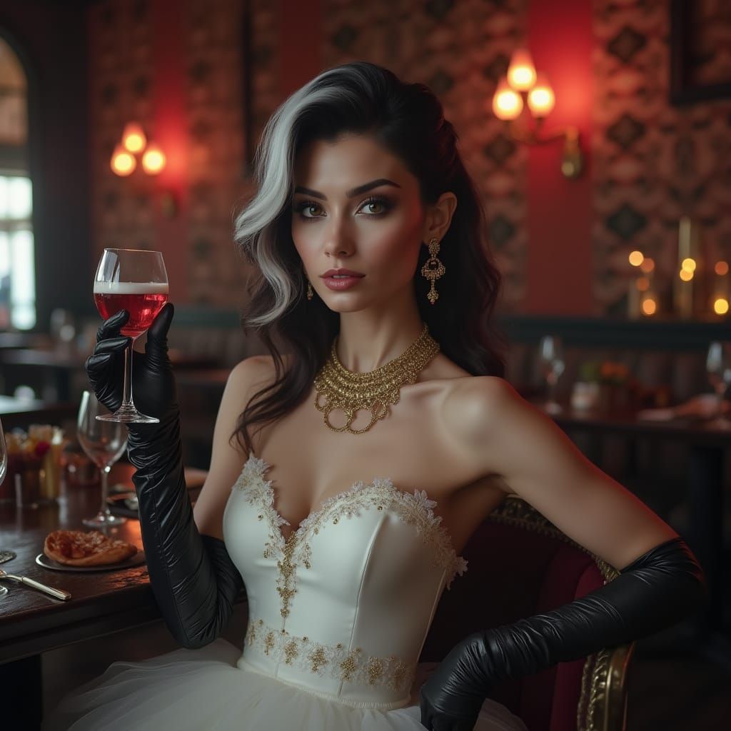 Hyper Realistic Portrait of Cassandra Arlington at Mardi Gra...