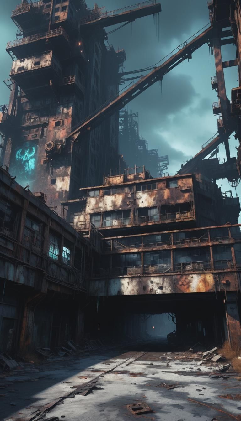 Dystopian Glitchcore: Industrial Fabric of Horror