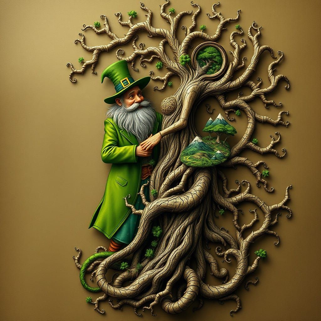 Leprechaun and Dryad in Quantum Entanglement Abstraction