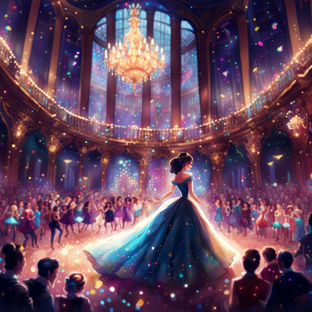 Sparkly Ballroom Celebration: Princess's First Dance