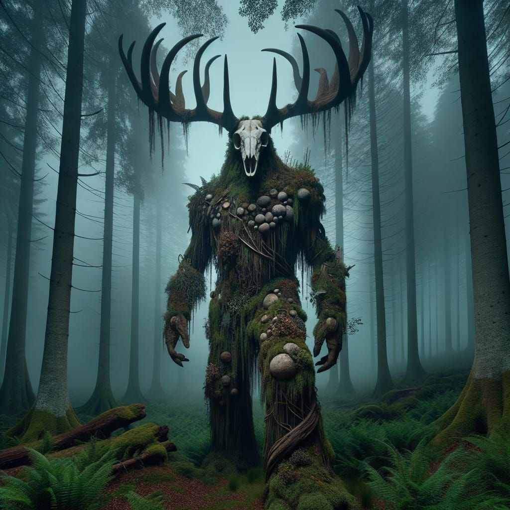 Deer Skull Leshen Guardian of the Forest