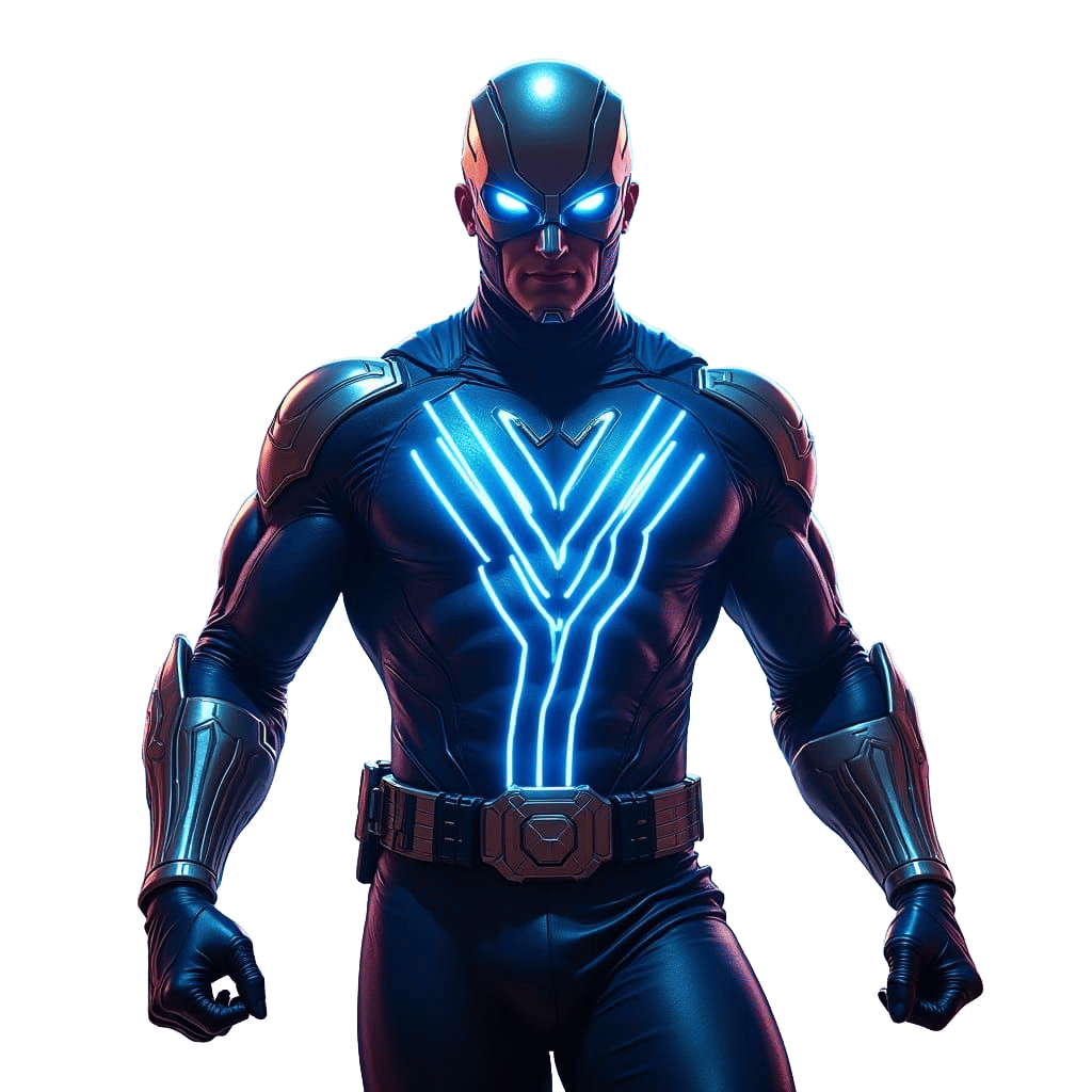 Sonar: 80s Superhero of Sound in Comic Style