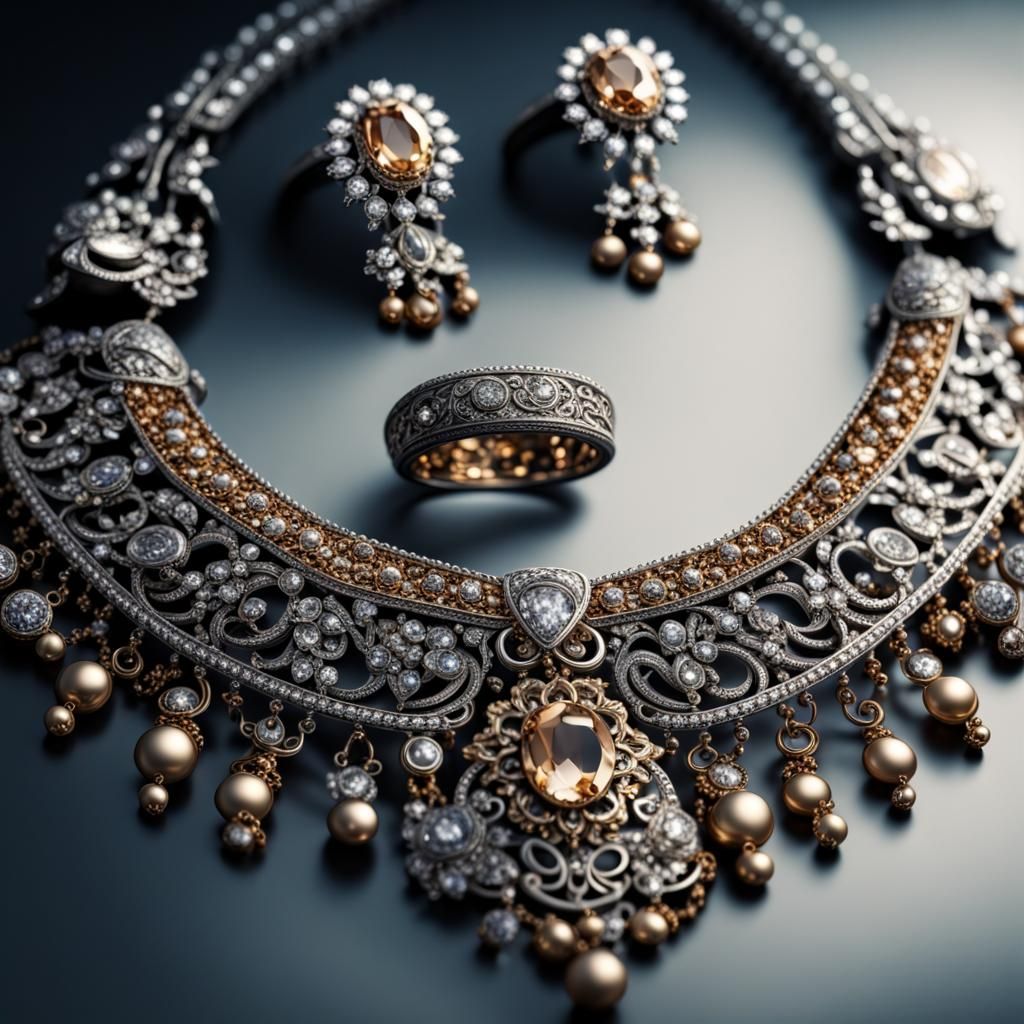 Hyperrealistic Jewellery with Intricate Details