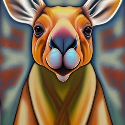 Hyperdetailed Desert Jungle Splash Art