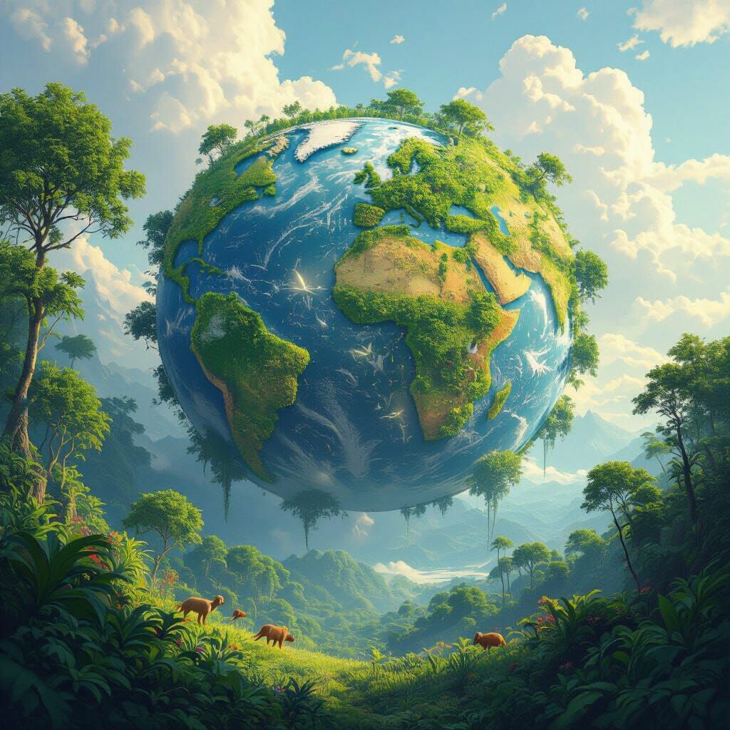 Earth: Thriving Home for Natural Ecosystems