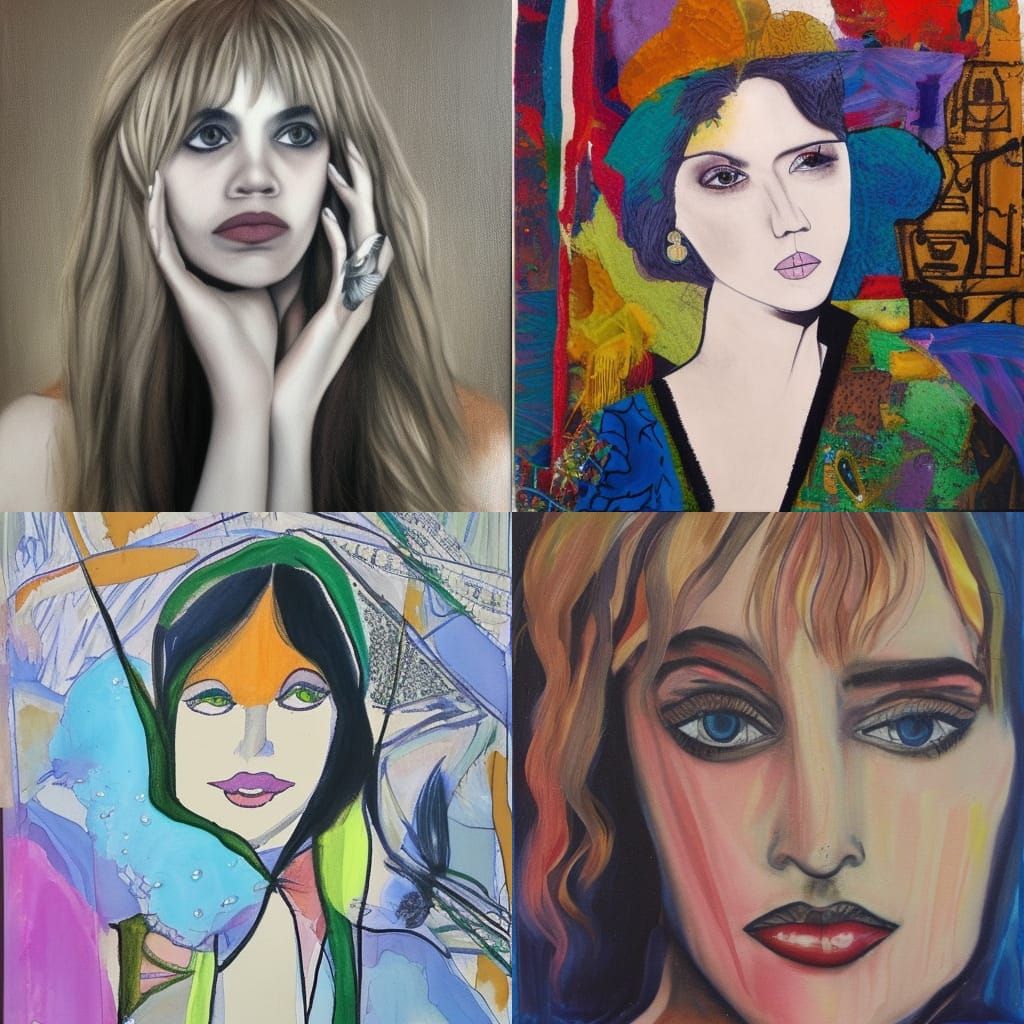 Artwork in Style of Leila Faithfull