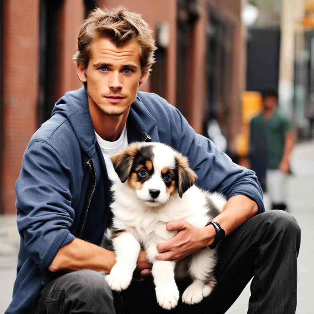 Hayden Christensen as Australian Shepherd Puppy