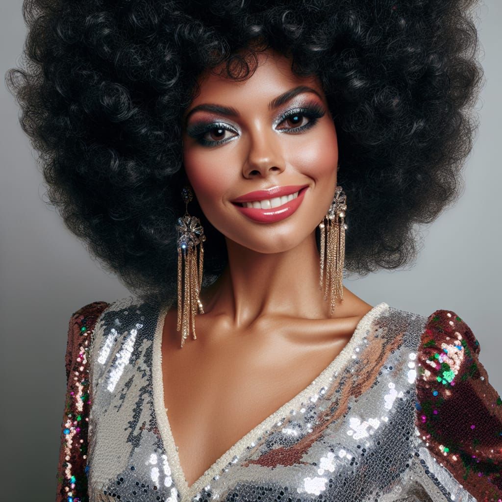 Disco Queen with a Concerned Look