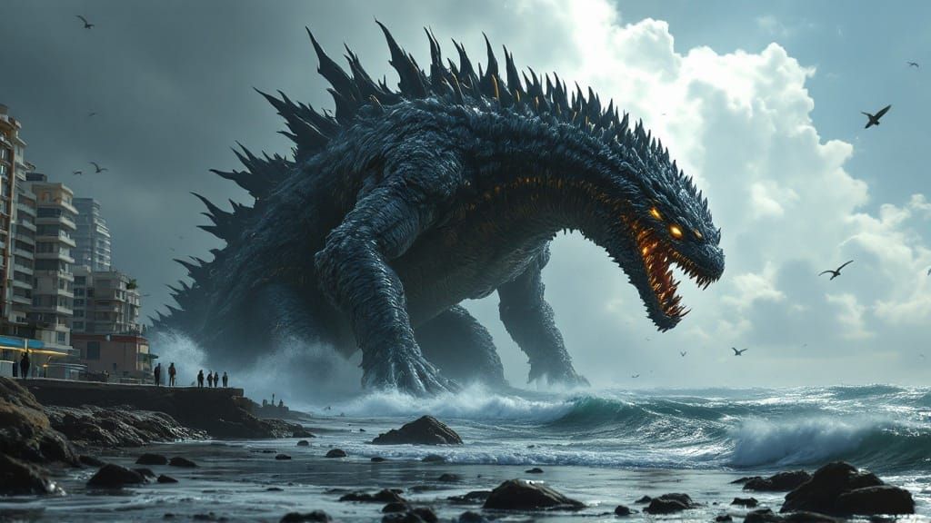 Kaiju Emerges from Atlantic Depths in Spain