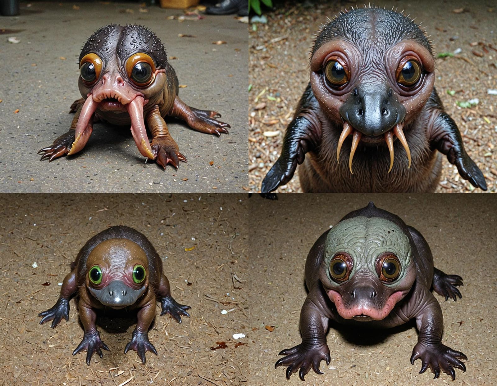 Mutant Hybrid Horror: Platypus-Dog Abomination