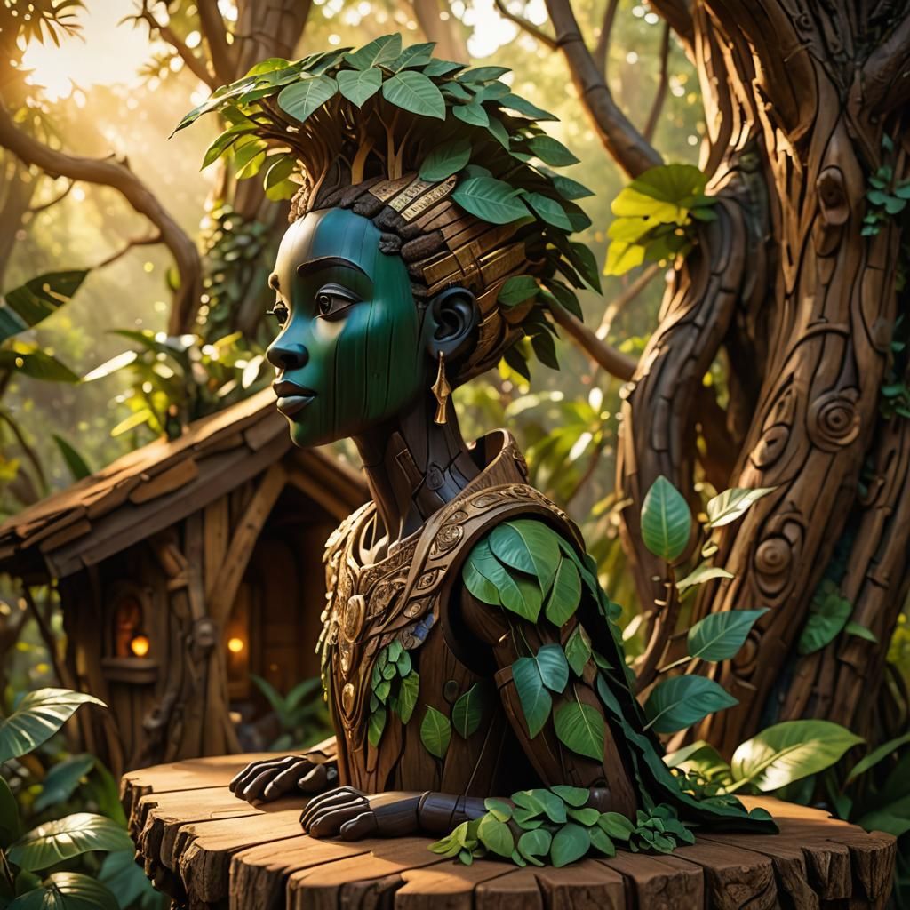 Jungle Dweller in Disney Renaissance Style