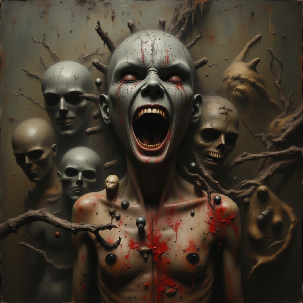 Dopamine-Induced Relaxation in Grimdark Baroque Style