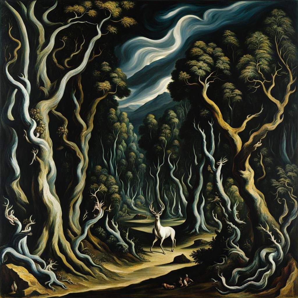 Eldritch Forest in Mannerist Style