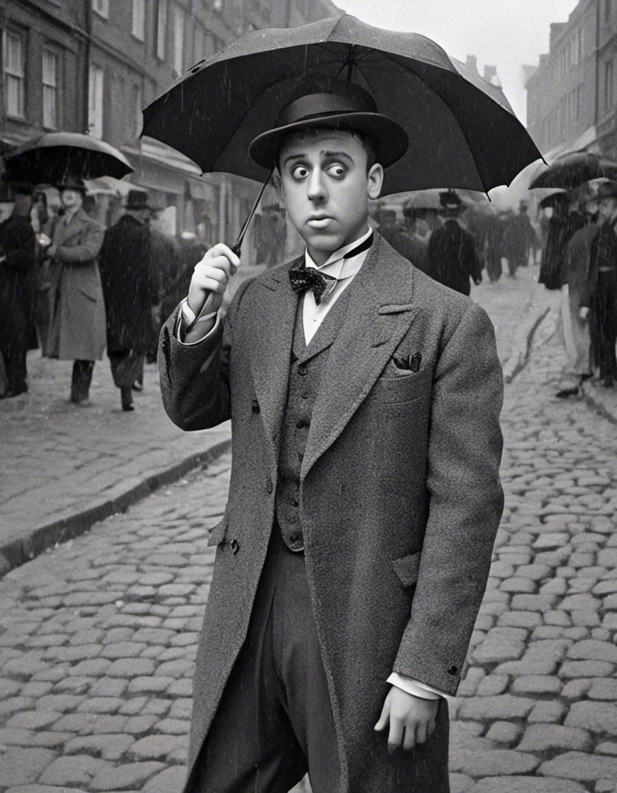 Frame from the 1927 silent film “Bazoingas!”