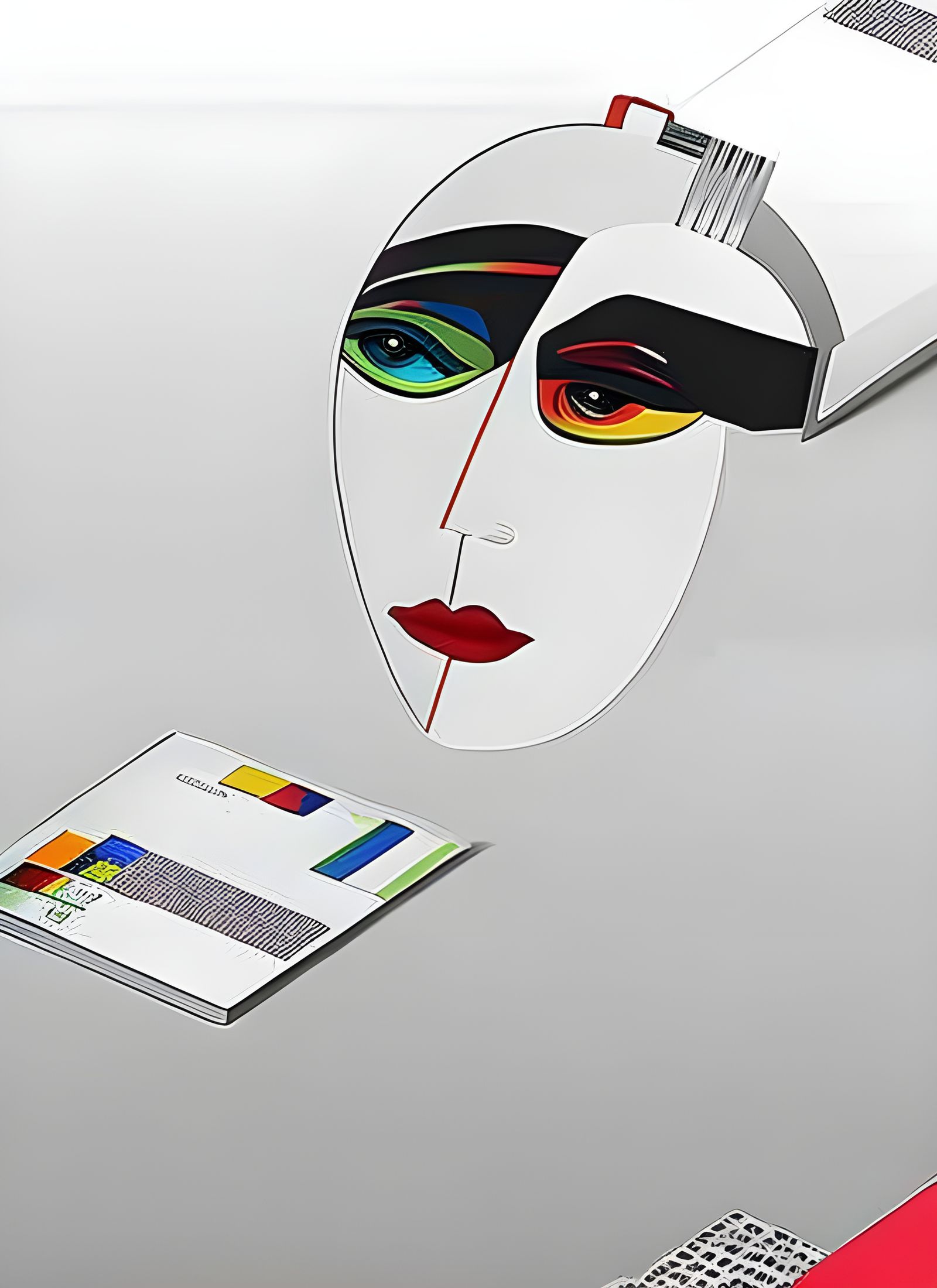 Detailed Hyperrealistic Digital Art with Particles