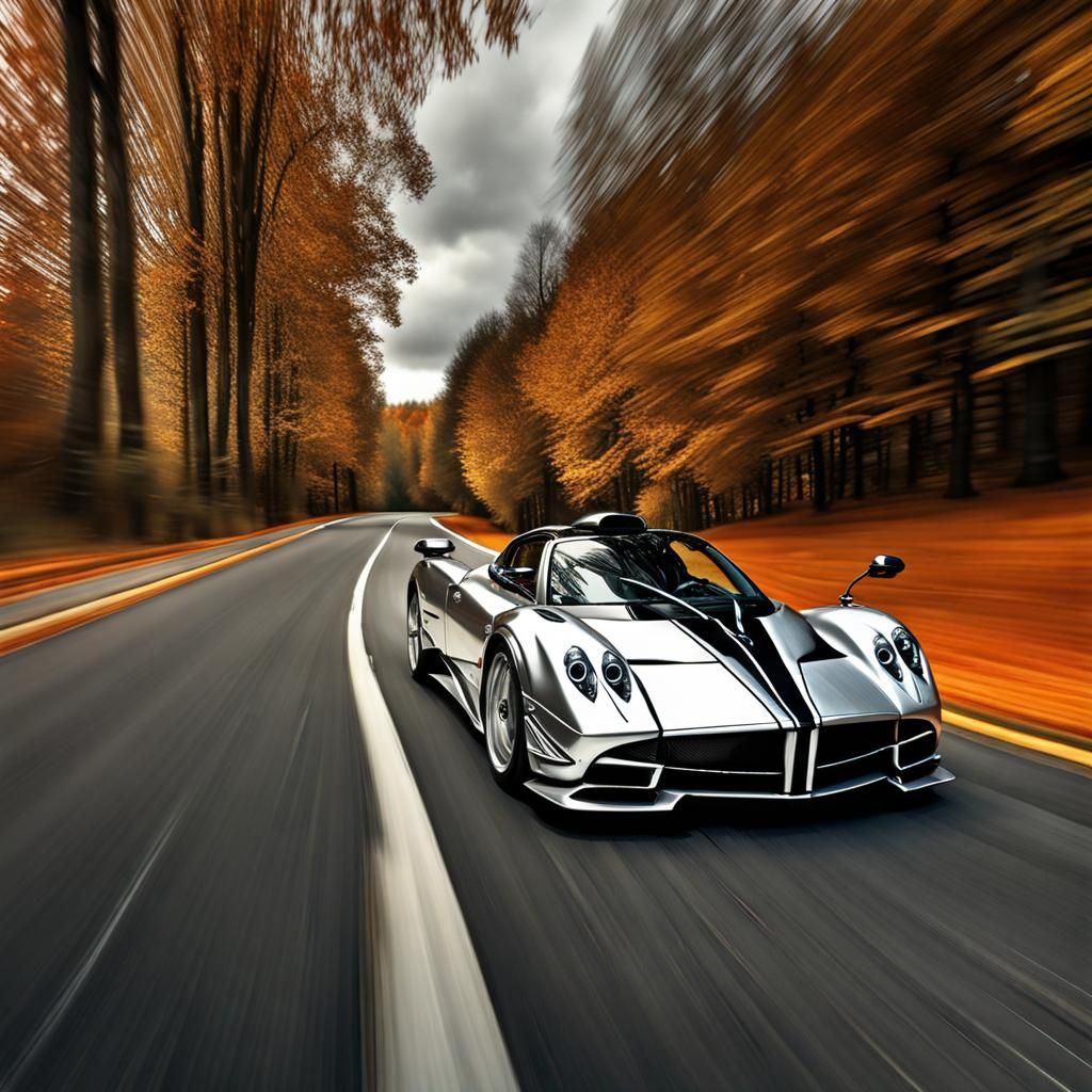 A Silver Pagani 5