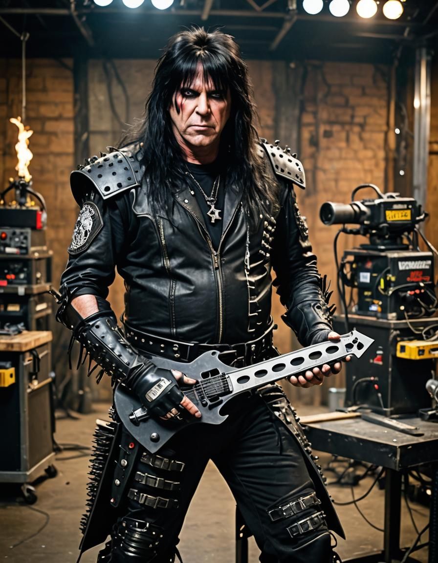 Blackie Lawless from the Band W.A.S.P. is on a reality T.V. ...