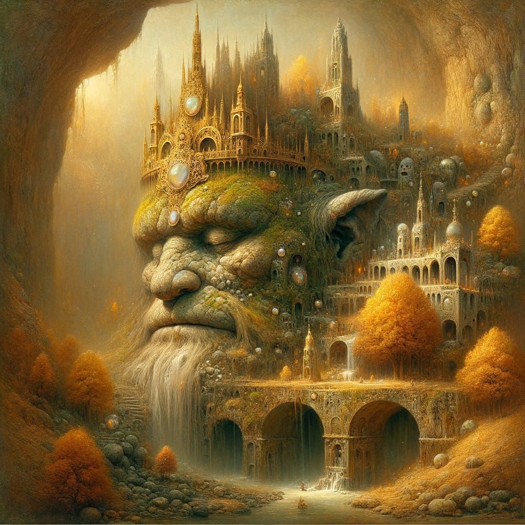 The sleeping troll king's crown